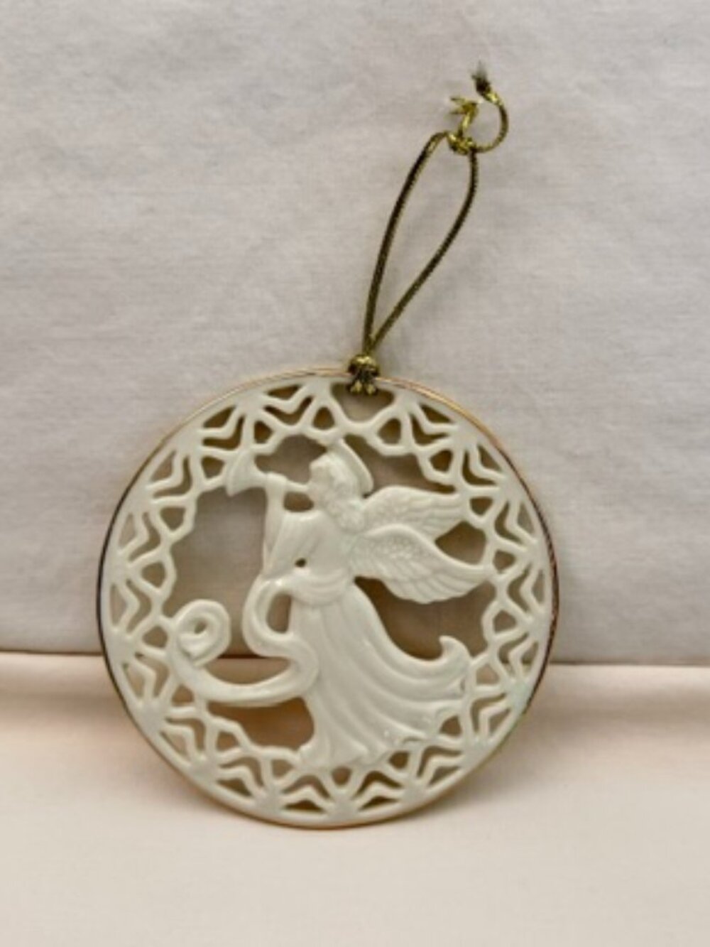 Vintage Lenox Porcelain Angel Ornament
